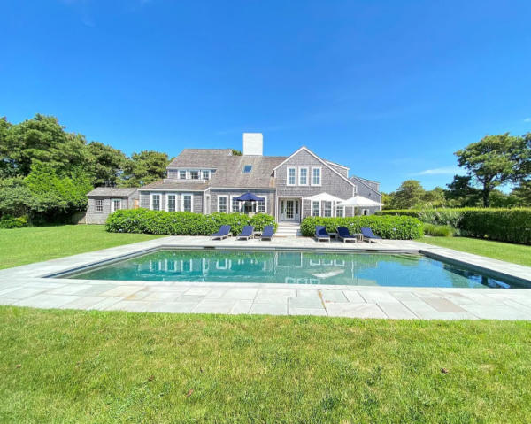 Nantucket, MA -  Main Single Family Home w/ Pool & Detached Guesthouse w/ 2nd Dwelling (Cottage)